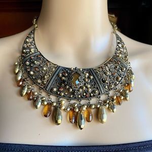 Vintage inspired statement necklace
